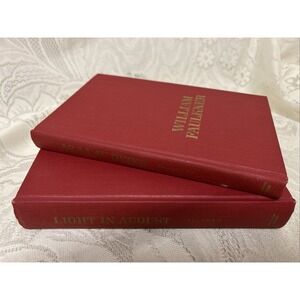 Vintage Book William Faulkner Hardcover Bundle (1950's) Lot of 2 Hardcover Books